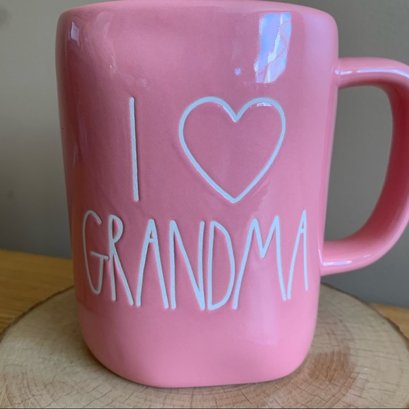 Rae Dunn - I LOVE GRANDMA - Pink Mug - Picture 7 of 7